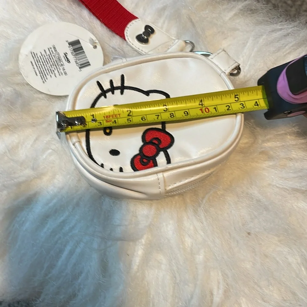 Hello Kitty NWT Red and White MINI Keychain bag